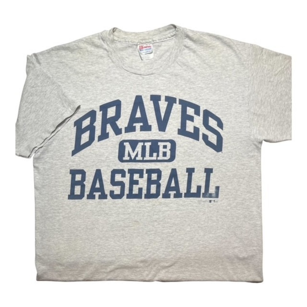 VTG Hanes Heavyweight Men's Sz XL Atlanta Braves MLB 1995 Baseball T-Shirt -2294